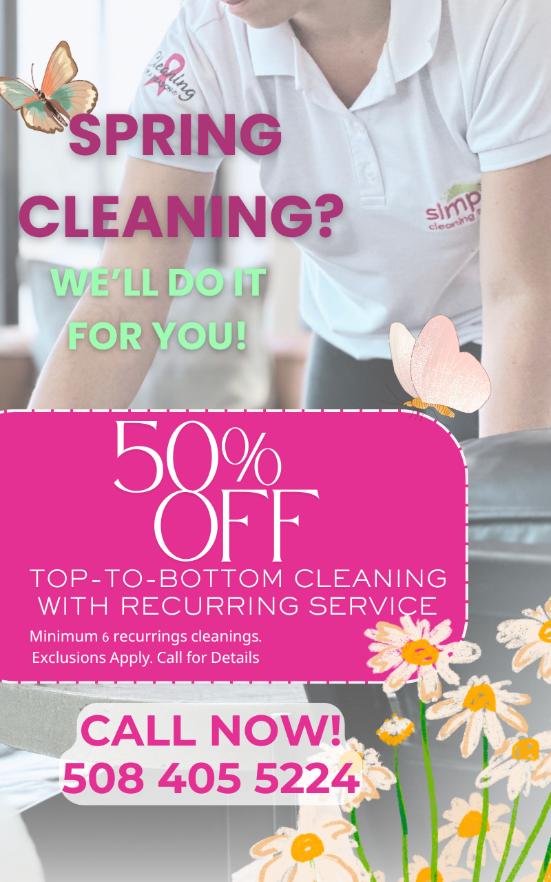 spring cleaning by simplify cleaning services