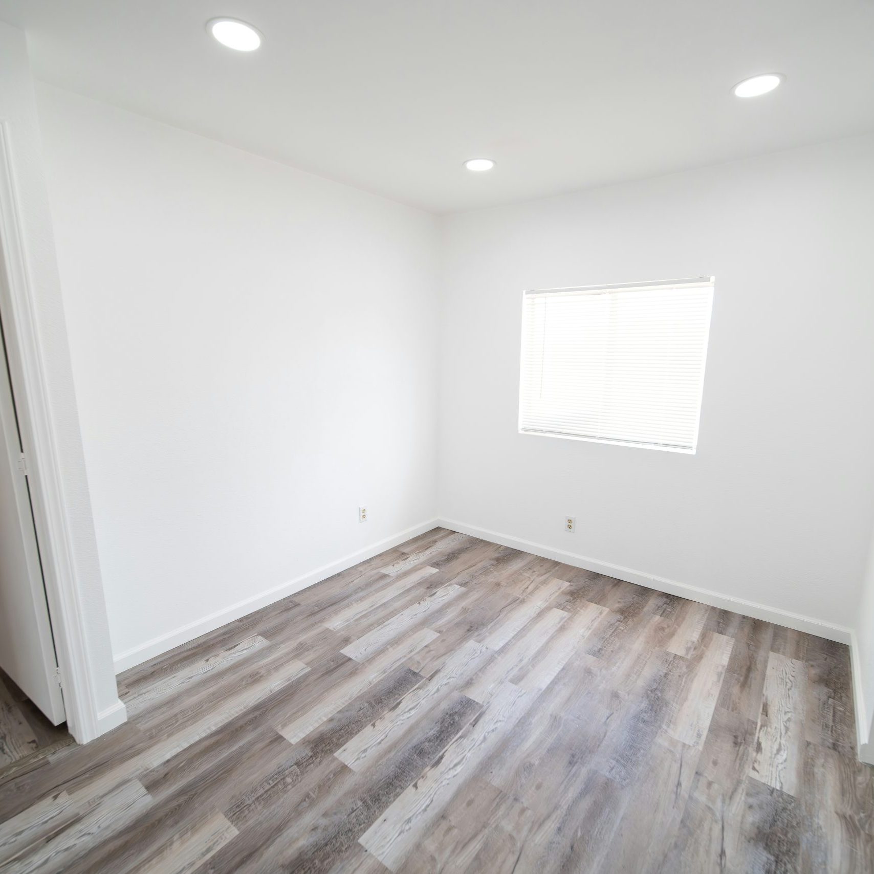 home interior, cleaned after being constructed