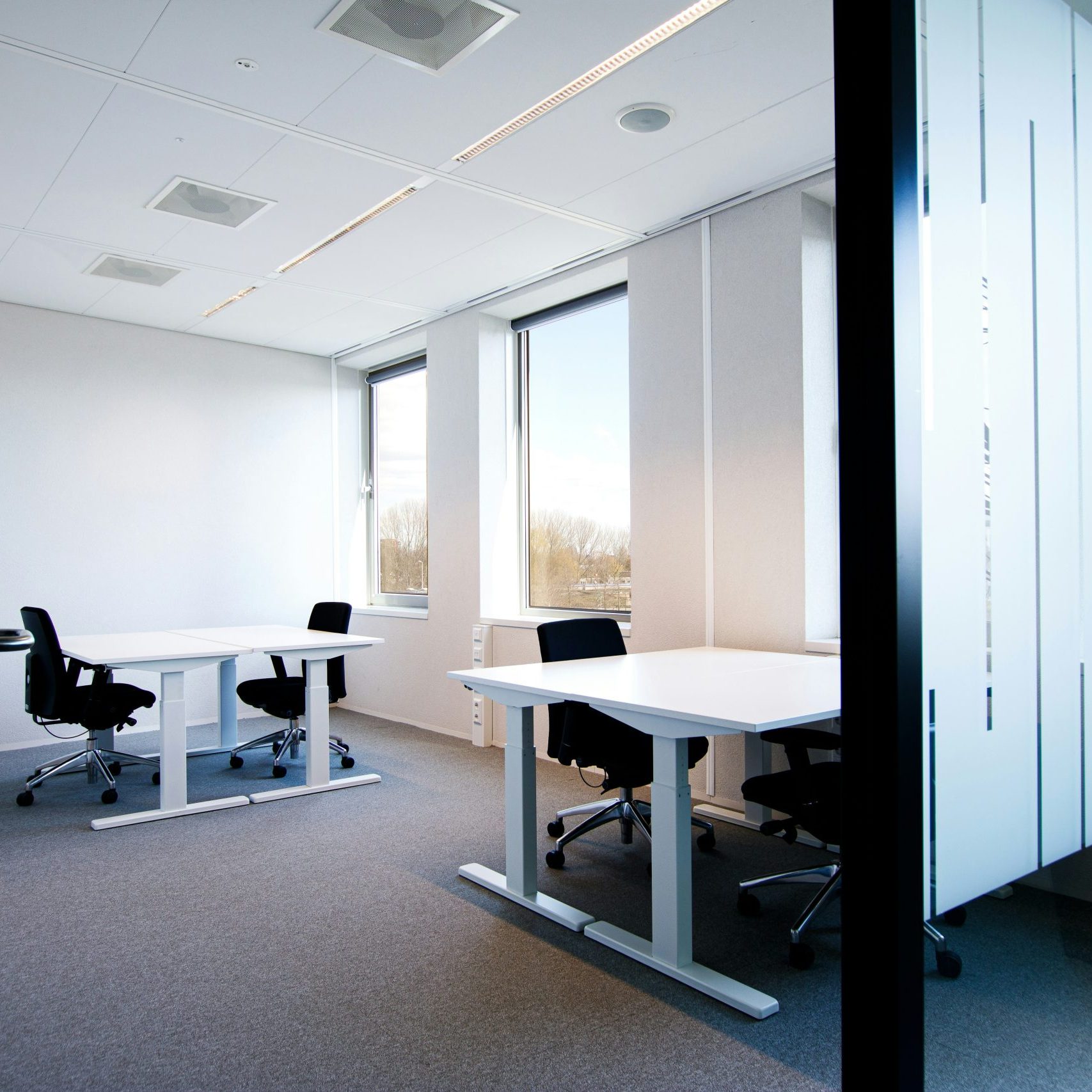 office interior, clean and sanitized