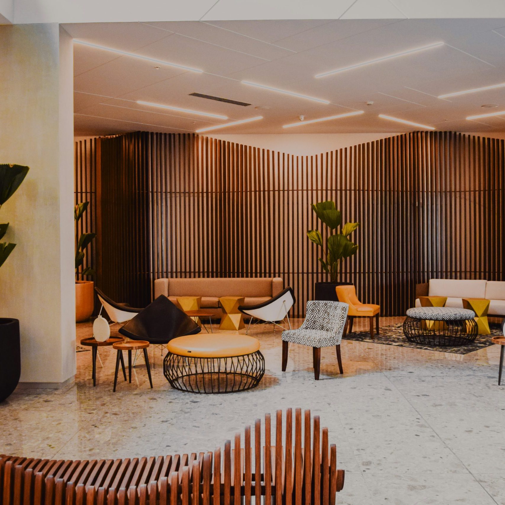 commercial reception, comfortable and pristine