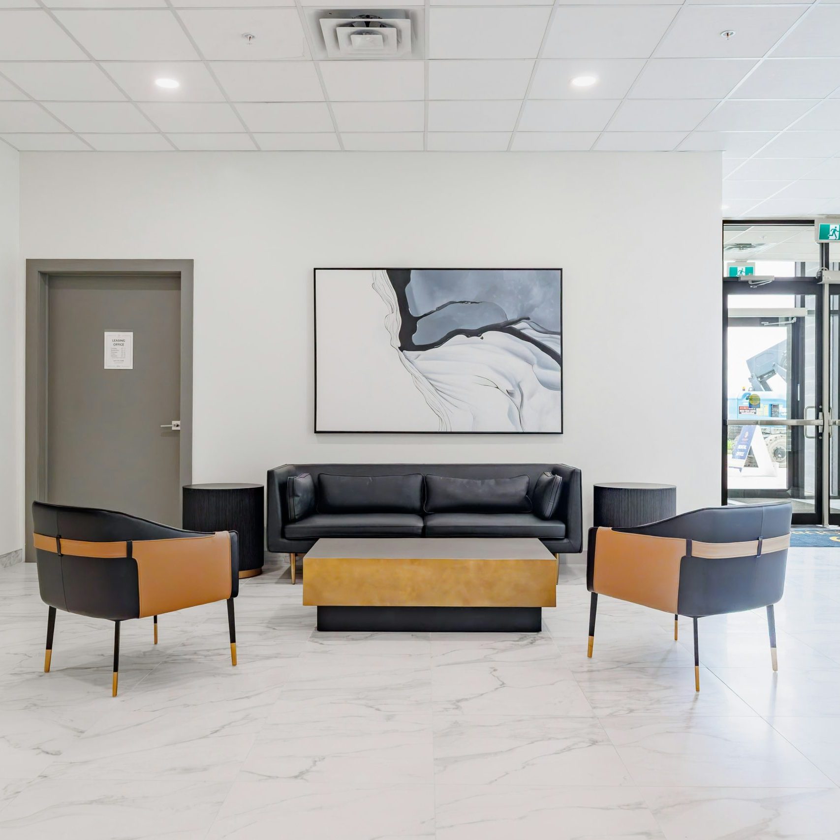 commercial interior space