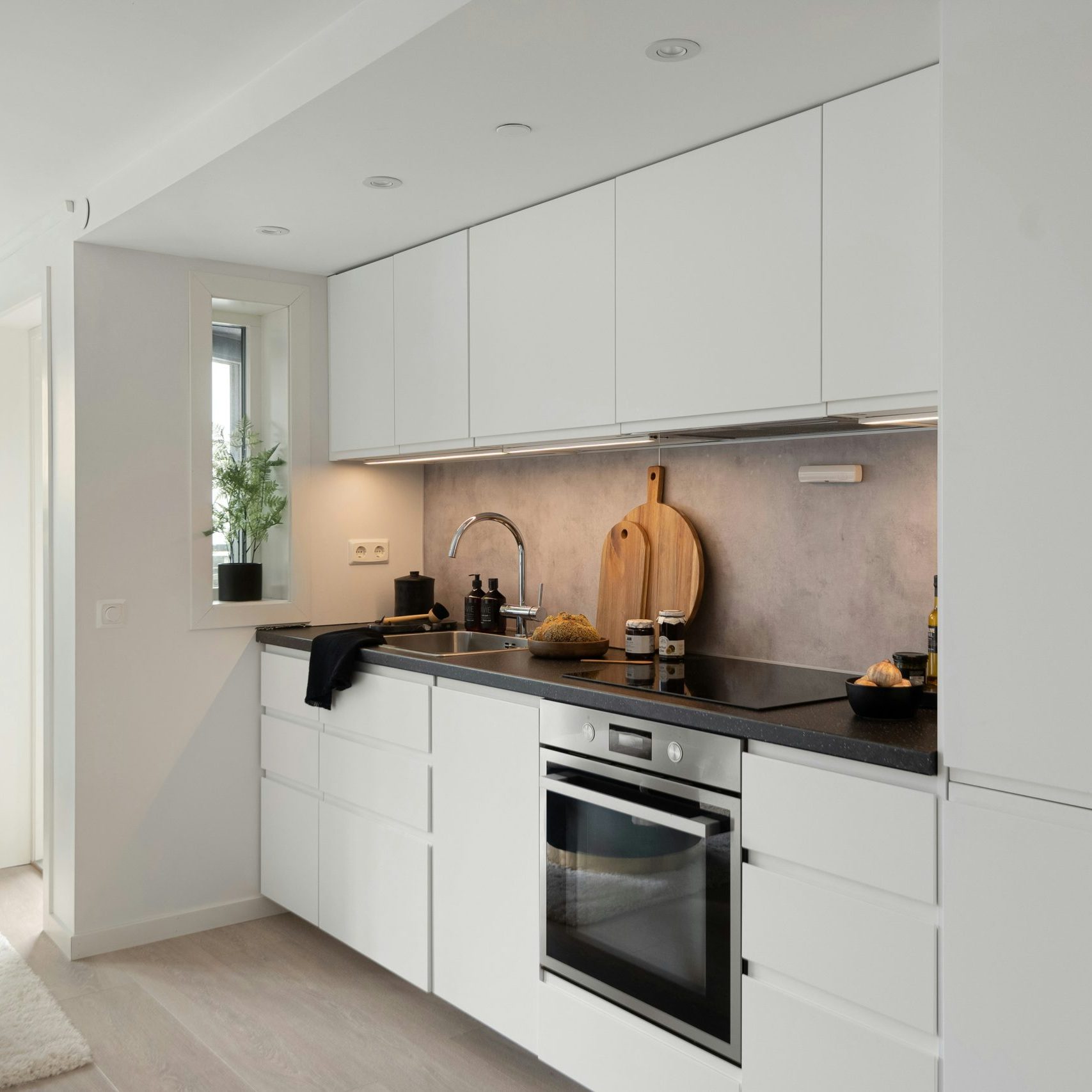 kitchen after a post-construction cleaning service