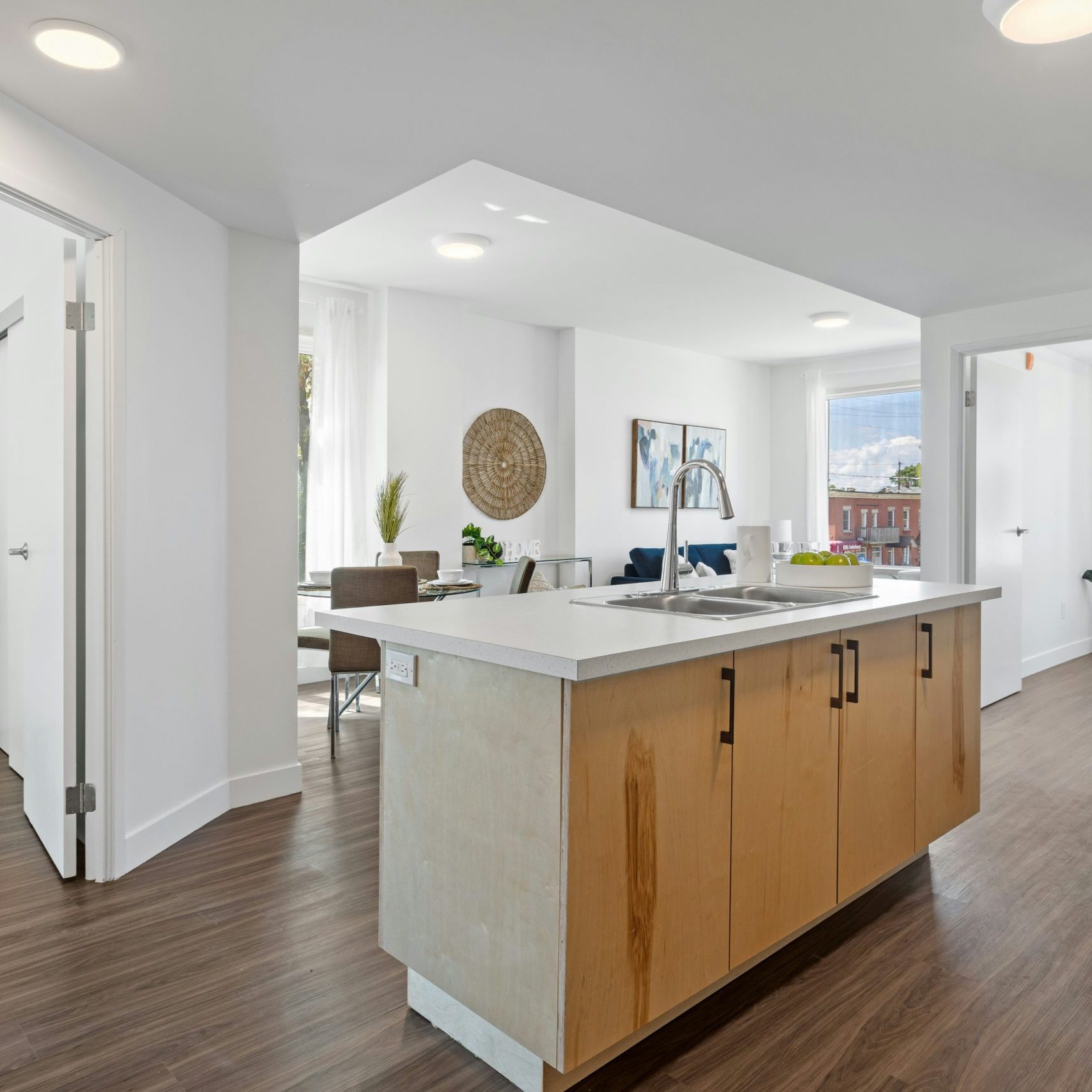 kitchen organized and tidy