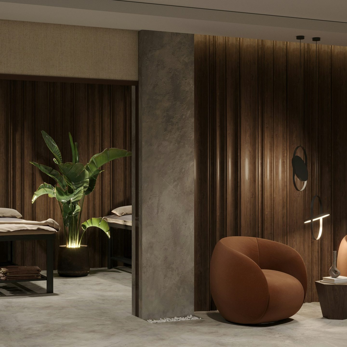 commercial space, cleaned and sanitized